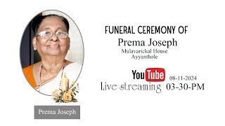 Funeral Ceremony Of Prema Joseph [upl. by Ardin411]