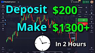 Pocket Option New Trick  100 Win  1 Minute Strategy  100 Accuracy  Make Money Online 2024 [upl. by Airamana]