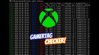 2024 XBOX GAMERTAG CHECKER [upl. by Gnol522]