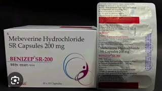 BENIZEP SR 200 Capsule Mebeverine Hydrochloride SR Capsules 200 mg [upl. by Faxun]