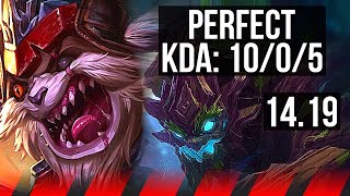 KLED vs MAOKAI TOP  1005 6 solo kills 1700 games Legendary  EUW Master  1419 [upl. by Virgin]