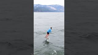 How to Downwind SUP foil  Part 3 shorts [upl. by Lucier375]