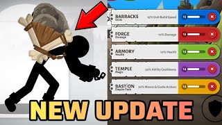 Stick War 3 Saga New Update All Upgrades GONE New Enslaved Giant Skins And New Upgrade System [upl. by Esenaj]