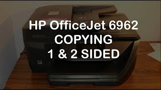 HP Officejet 6962 Copying review [upl. by Taro]