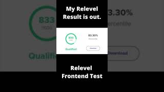 Unacademy Relevel frontend development test results  fresher jobs [upl. by Christal111]