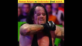 Roman Reigns vs The Undertaker No Holds Barred Match WrestleMania 33 shorts wwe [upl. by Cormac301]