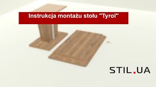 Instrukcja montażu stołu Tyrol [upl. by Eelyr]