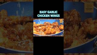 EASY GARLIC CHICKEN WINGS RECIPE recipe cooking short Chinese sub shortsfeed [upl. by Ford]