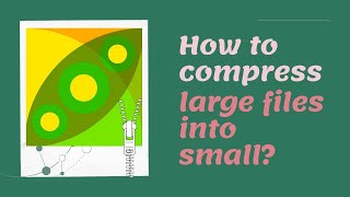 How to compress large files into small  Peazip [upl. by Steddman]