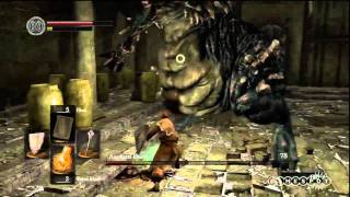 Dark Souls Asylum Demon Boss Fight  Gameplay Movie PS3 [upl. by Mohandis]