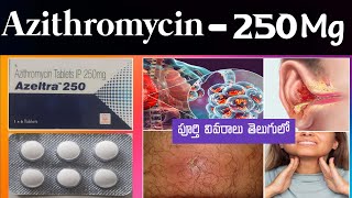 Azithromycin 250 Mg Tablets Uses In Telugu  Azeltra 250 Mg  Antibiotic Medicine [upl. by Cordalia]