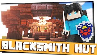 Minecraft 114  Medieval Outdoor BlackSmiths Minecraft How to Build [upl. by Norabel]