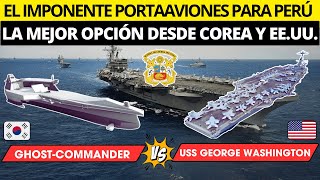 EL IMPONENTE PORTAAVIONES para la FUERZA NAVAL DE PERÚ [upl. by Oirramaj149]