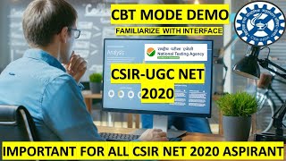 CSIR NET 2020 ONLINE EXAM DEMO  CBT MODE EXPLAINED  GURMANTRA [upl. by Anaihsat]