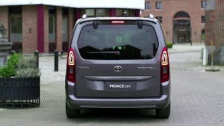 2021 Toyota Proace City Verso  Driving Exterior and Interior [upl. by Gasperoni]