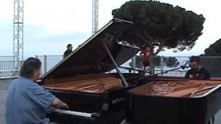 Chick Corea and Stefano Bollani Rehearse a Duet [upl. by Dygal]