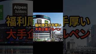 福利厚生が手厚い大手企業アルペン 第二新卒 ホワイト企業 新卒採用 新卒 転職 ビジネス [upl. by Nedmac249]