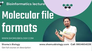 Molecular file format in bioinformatics  Bioinformatics lecture [upl. by Sacha]