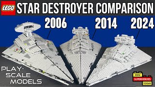 Every LEGO Star Destroyer COMPARISON Star Wars 6211 75055 75394 [upl. by Marquis443]