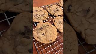 Brown butter chocolate chip cookies baking internationalcookieday cookies chocolate [upl. by Marcella]