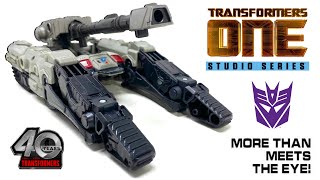 WICKED Transformers Studio Series 114 TF ONE Deluxe Class MEGATRON Review [upl. by Alton]