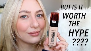 LOREAL INFALLIBLE FRESH WEAR FOUNDATION  FIRST IMPRESSION WEAR TEST [upl. by Ronda]