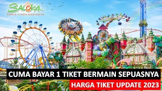 WISATA SALOKA PARK SEMARANG  TAMAN WISATA REKREASI TERBESAR JATENG  UPDATE TIKET TERBARU SALOKA [upl. by Effie]