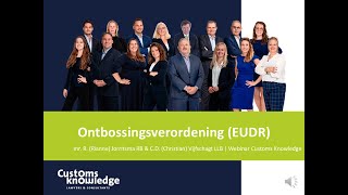 20241008 webinar Ontbossingsverordening EUDR [upl. by Acinomed]