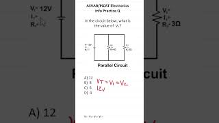 Total Voltage ASVABPiCAT Electronics Information Practice Test Question acetheasvab grammarhero [upl. by Haeel]