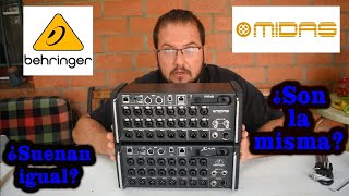 MIDAS MR18 vs BEHRINGER XR18 La comparativa definitiva [upl. by Nnayhs]