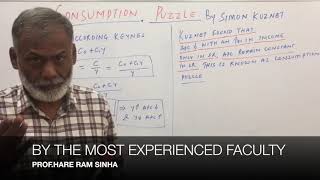 CONSUMPTION PUZZLE  UGC NETJRF  ECONOMICS  ECO PATHSALA [upl. by Eninej]