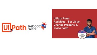 UiPath Tutorial l UiPath Form Activities Part  II [upl. by Naillimxam]