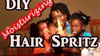 How to make Moisturizing Spray for Natural Hair [upl. by Drahnreb853]