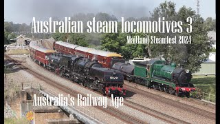 Australian steam locomotives No 3 2024 [upl. by Kostman]