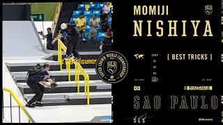 Momiji Nishiyas 2nd Place Finish  2023 SLS Super Crown  Best Tricks [upl. by Petite]