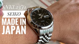 SEIKO SNKL23J1 Japan version “A 75 dollar watch that look like a million bucksquot  UNBOXING REVIEW [upl. by Atilahs189]