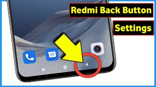 Redmi Back Button Settings  Back Button Settings In Redmi [upl. by Charleen]