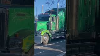 Big green machine T909 Kenworth kenworth truck trucking [upl. by Florin608]