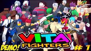 Vita Fighters Indie Homage Fighting Game Demo Part 1  YoVideogames [upl. by Grosmark]