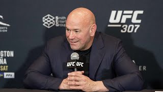 Dana White PostFight Press Conference  UFC 307 [upl. by Annonyw598]