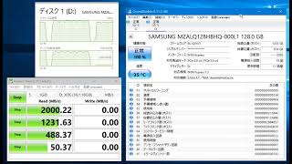 Samsung M2 NVMe SSD PM991 128GB MZALQ128HBHQ With Heatsink Safety Temperature [upl. by Heins]