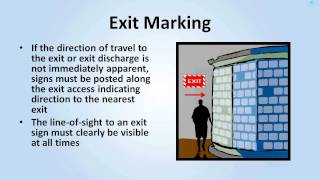 Exit Routes Emergency Action Plans Fire Prevention Plans and Fire Protection [upl. by Sternberg]