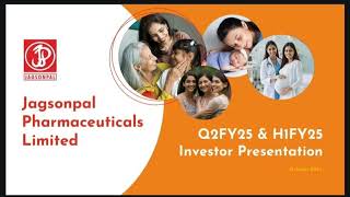 Jagsonpal Pharmaceuticals Ltd JAGSNPHARM earnings Conference call for Q2 FY 20242025 [upl. by Ignaz765]