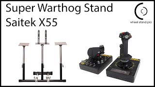 WSP Super Warthog  Saitek X55 setup video [upl. by Euqirne]