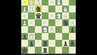 LEAPING INTO THE ACTION chess chesspuzzlesmatein2 chessgames chessgame chesss [upl. by Strang]