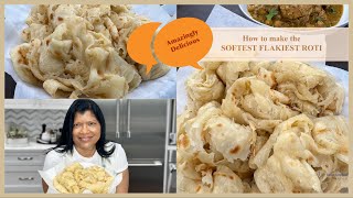 How to make softest flakiest roti paratha  using two secret ingredients It’s a must try roti [upl. by Nadnerb138]