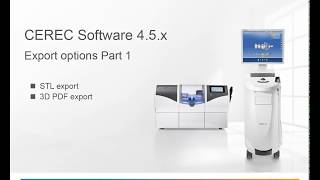 CEREC SW 45x  Export options part 1 [upl. by Thibault940]