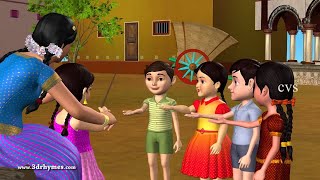 Veeri Veeri Gummadi Pandu  3D Animation Telugu Rhymes for children [upl. by Andie]