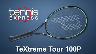 Prince Textreme Tour 100P Racquet Review  Tennis Express [upl. by Rabush435]