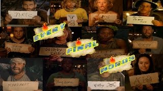 Every quotFinal Wordsquot from Survivor 🌴🌴🌴 Borneo  Millenials VS Gen X 🌴🌴🌴 [upl. by Jeanette]